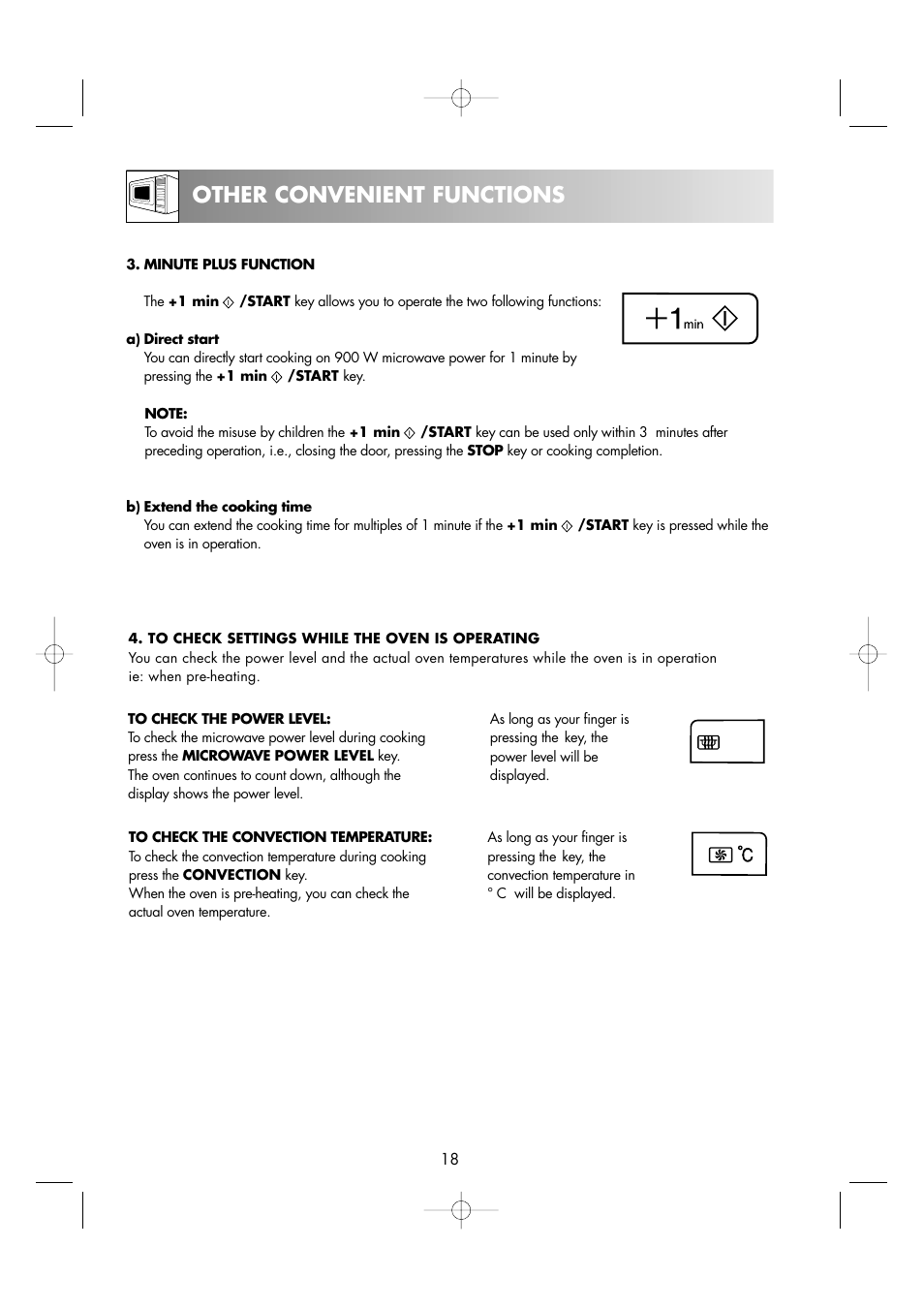Other convenient functions | Sharp R-963S User Manual | Page 20 / 45