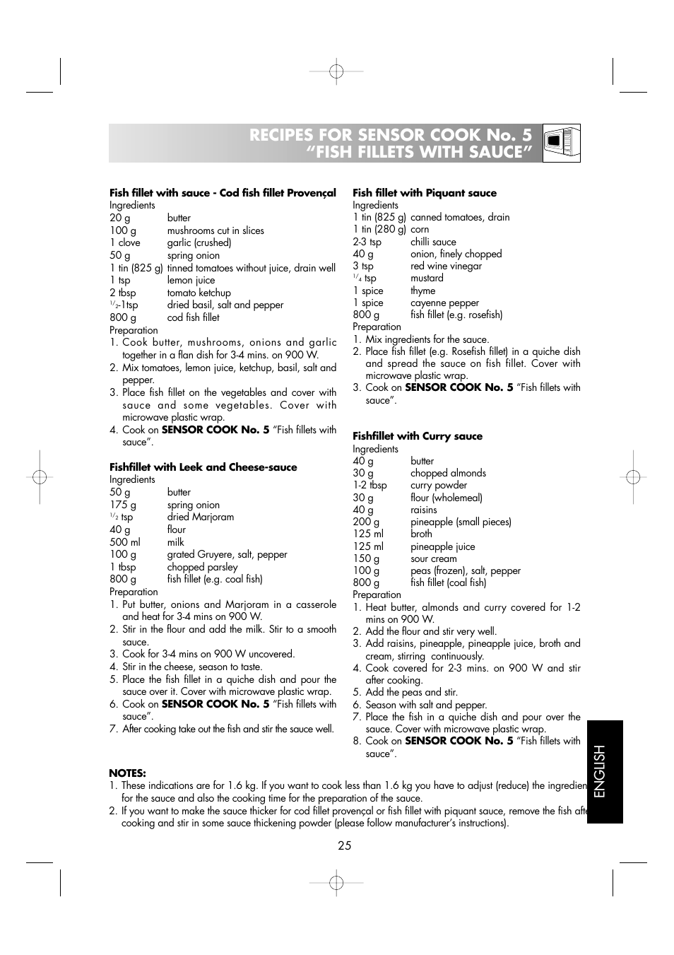 English | Sharp R-963S User Manual | Page 27 / 45