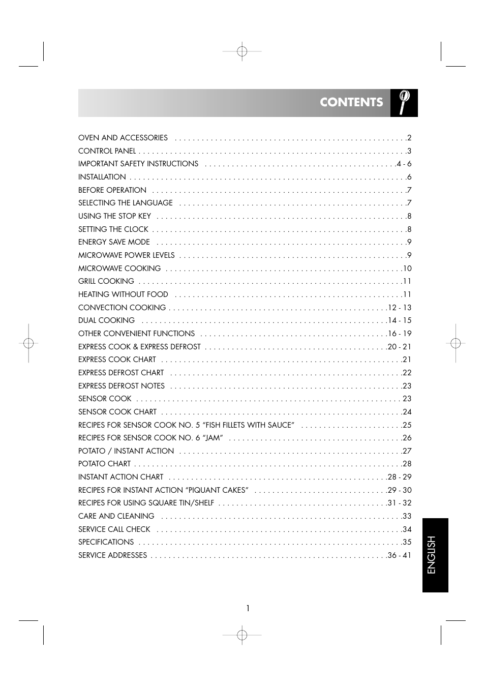 Sharp R-963S User Manual | Page 3 / 45