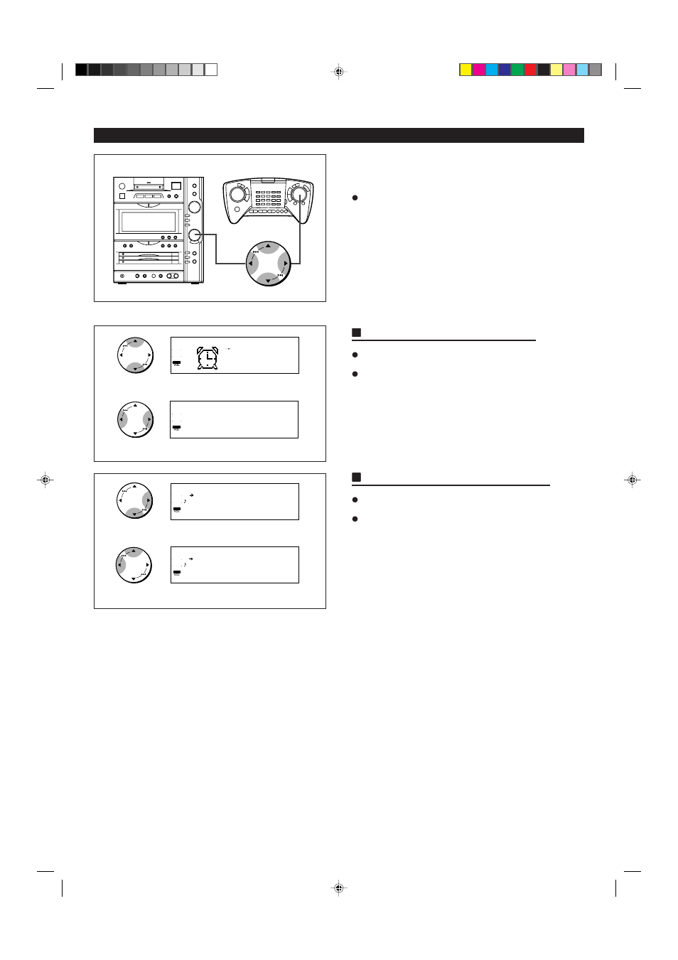 Multi control button, Hto select cd or md track numbers, Hmenus for the timer and md editing | Sharp MD-X8 User Manual | Page 10 / 60