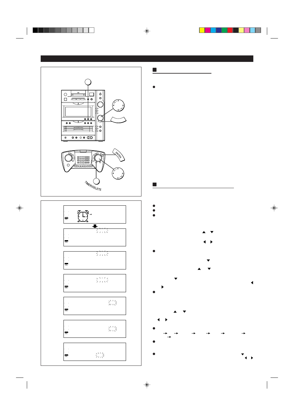 How to use the built-in timer, Hwhat the timer can do, Hto set up the timer for playback | Sharp MD-X8 User Manual | Page 39 / 60