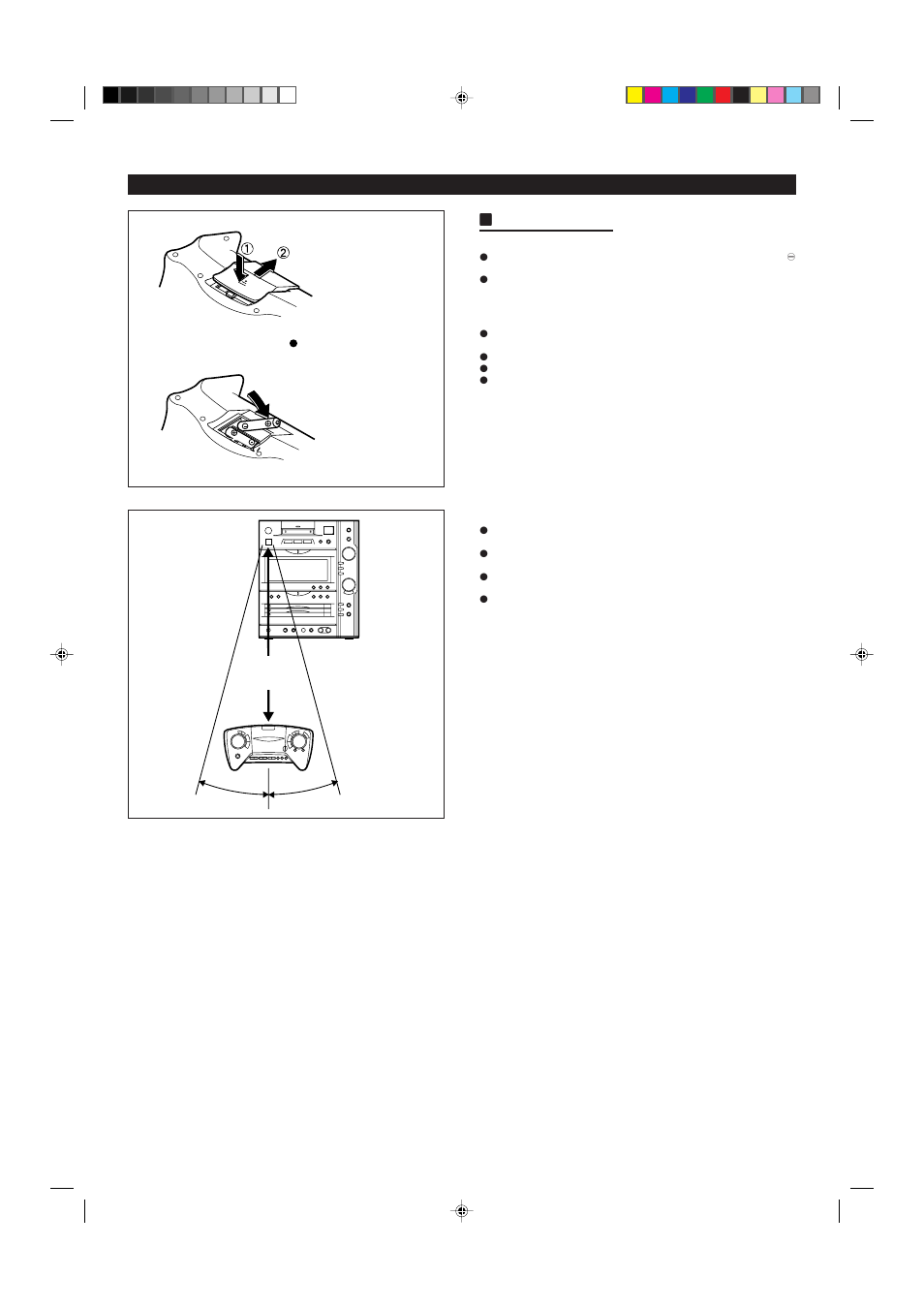 Hremote control, Continued) | Sharp MD-X8 User Manual | Page 8 / 60