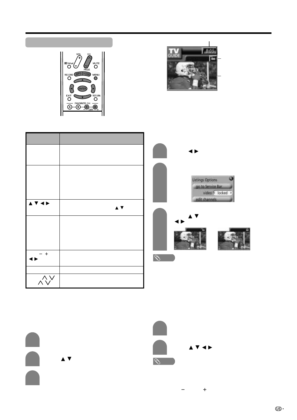 Using tv guide on screen | Sharp Aquos LC 45GD7U User Manual | Page 23 / 89