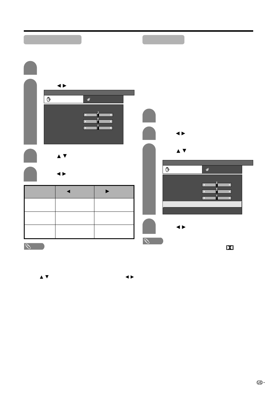 Sound adjustment, Dolby virtual | Sharp Aquos LC 45GD7U User Manual | Page 43 / 89