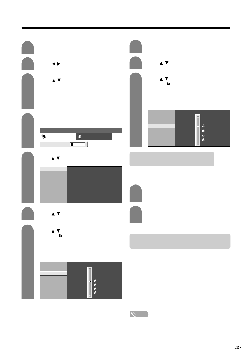 How to temporarily release the v-chip block, Reactivating the temporarily released v-chip block | Sharp Aquos LC 45GD7U User Manual | Page 73 / 89