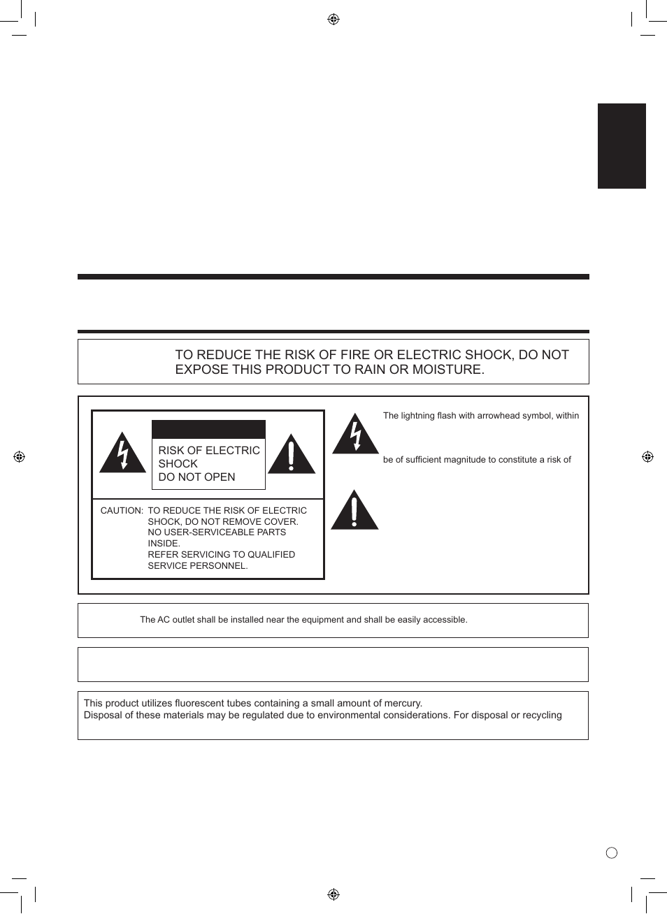 Lcd monitor, English, Important information | Warning | Sharp TINSE1145MPZZ(1) User Manual | Page 3 / 40