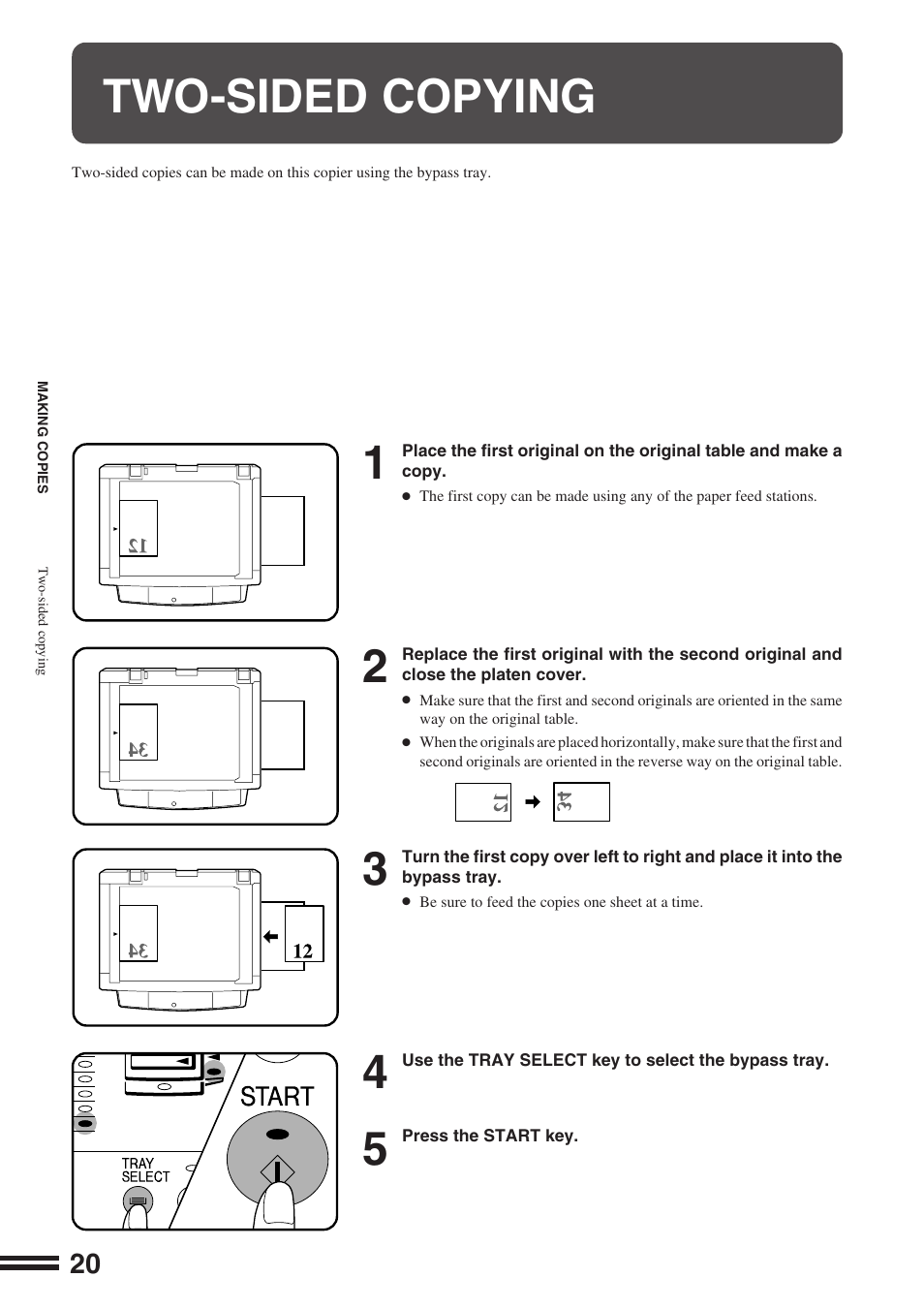 Two-sided copying | Sharp AR-162S User Manual | Page 22 / 68