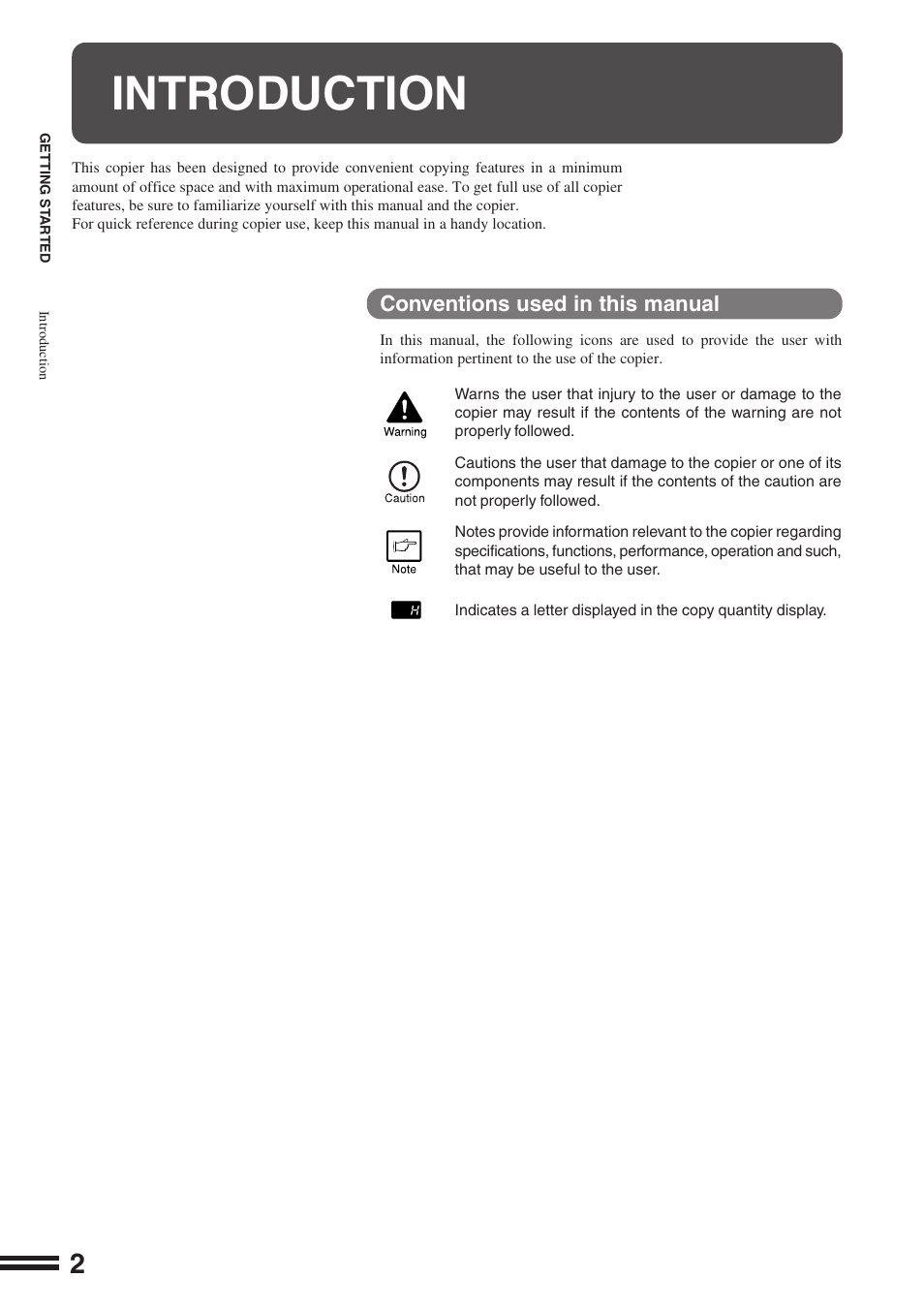 Introduction | Sharp AR-162S User Manual | Page 4 / 68