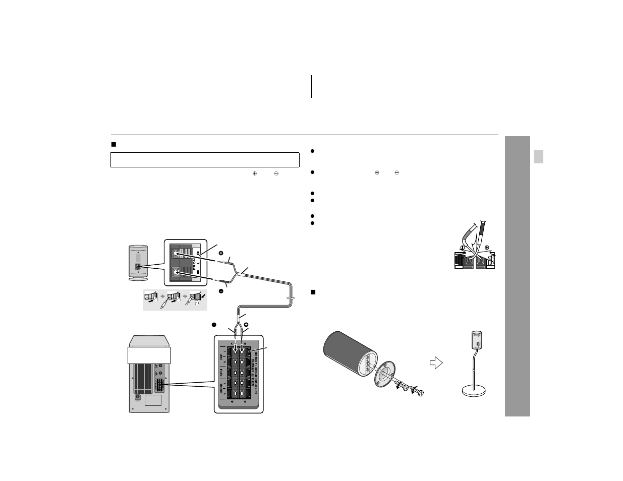 Pre paration for use | Sharp HT-X1 User Manual | Page 21 / 68