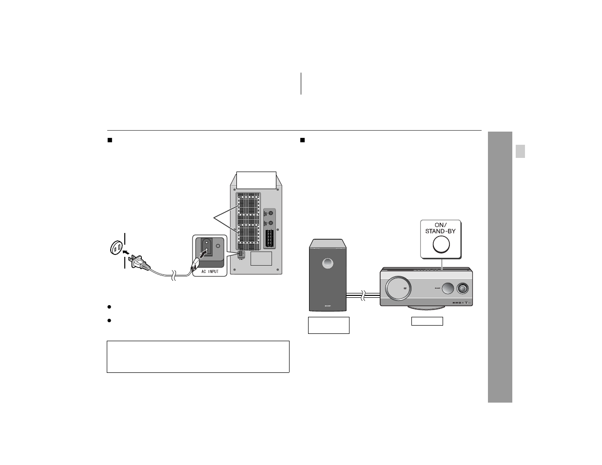 Pre paration for use | Sharp HT-X1 User Manual | Page 25 / 68