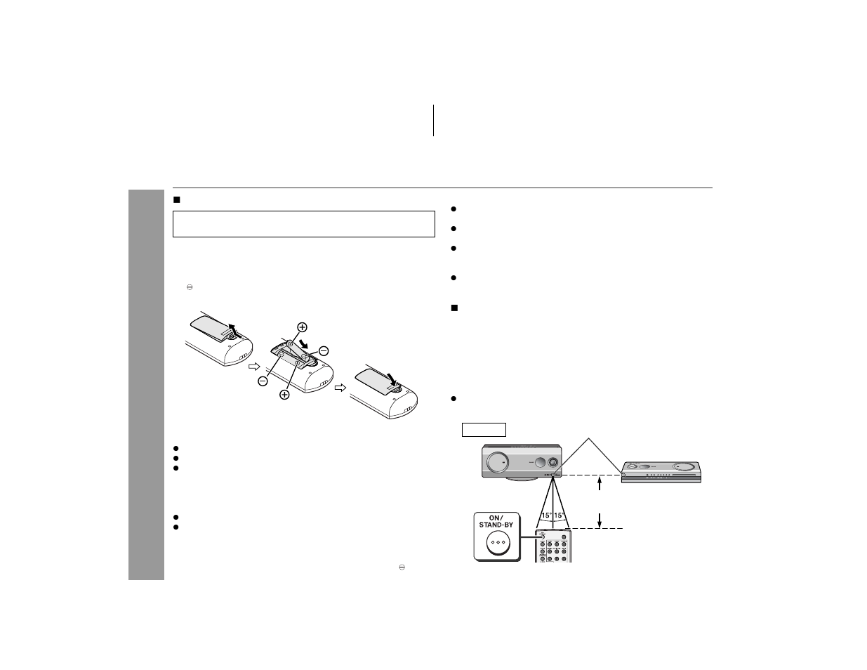 Remote control, Pre paration for use | Sharp HT-X1 User Manual | Page 26 / 68