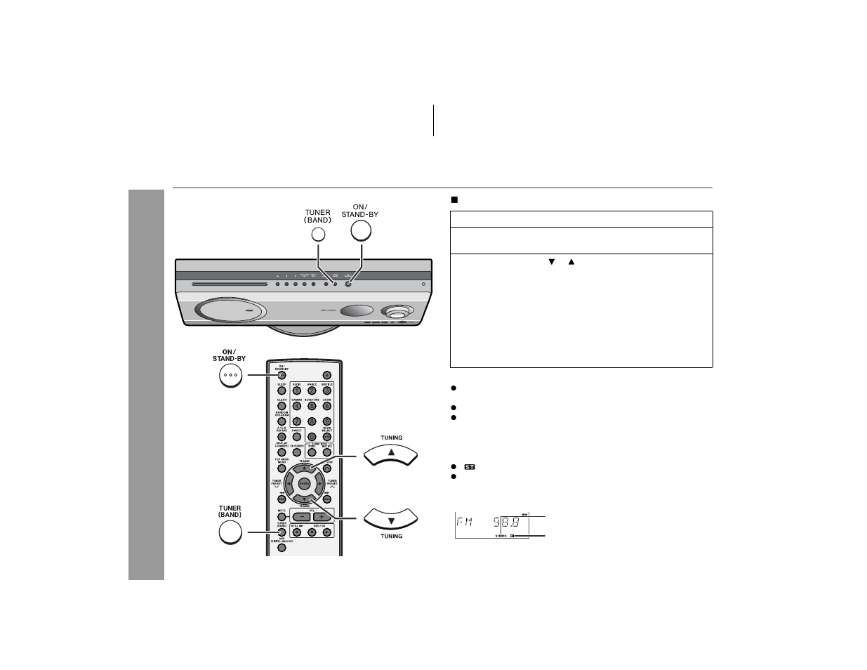 Listening to the radio, Radio | Sharp HT-X1 User Manual | Page 46 / 68