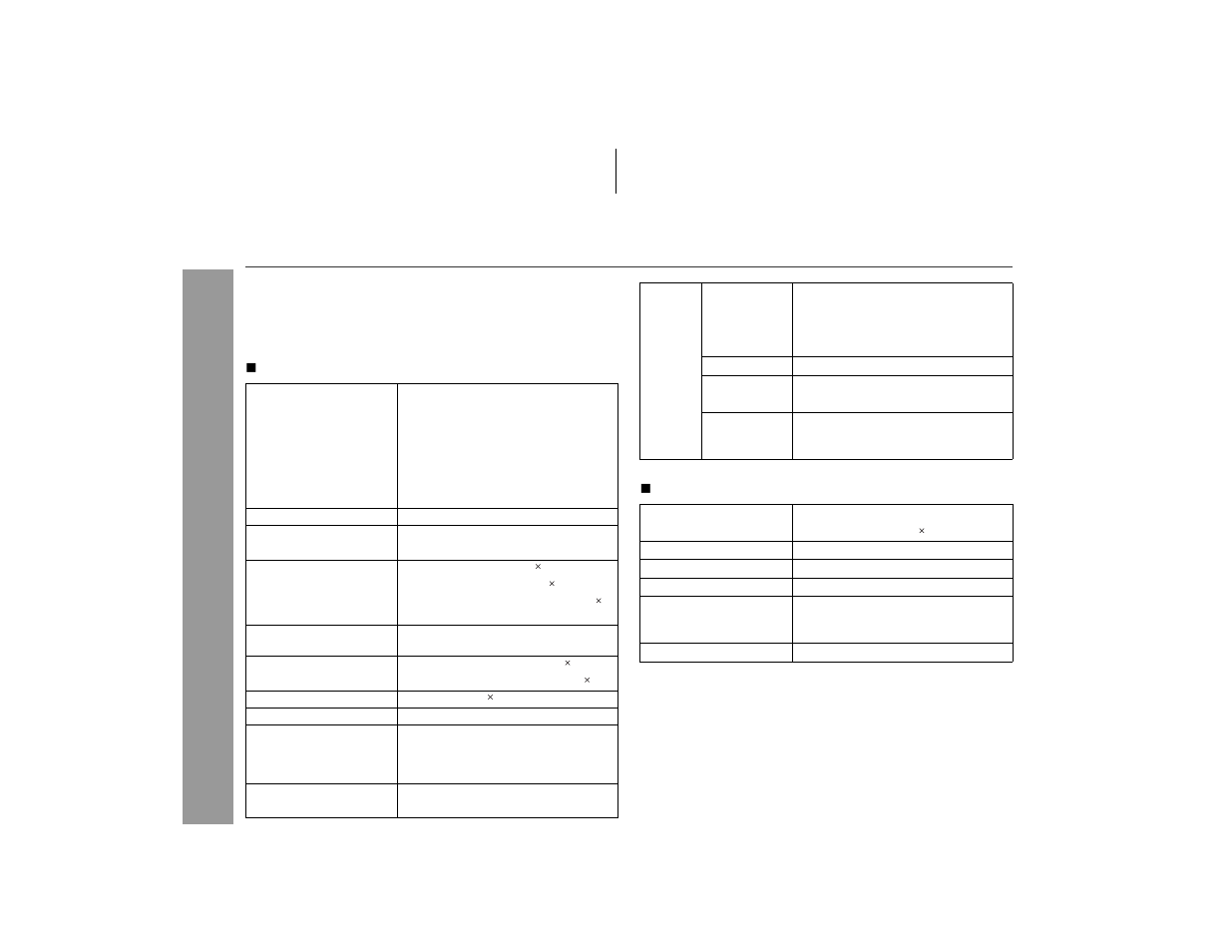 Specifications, Referenc es | Sharp HT-X1 User Manual | Page 66 / 68