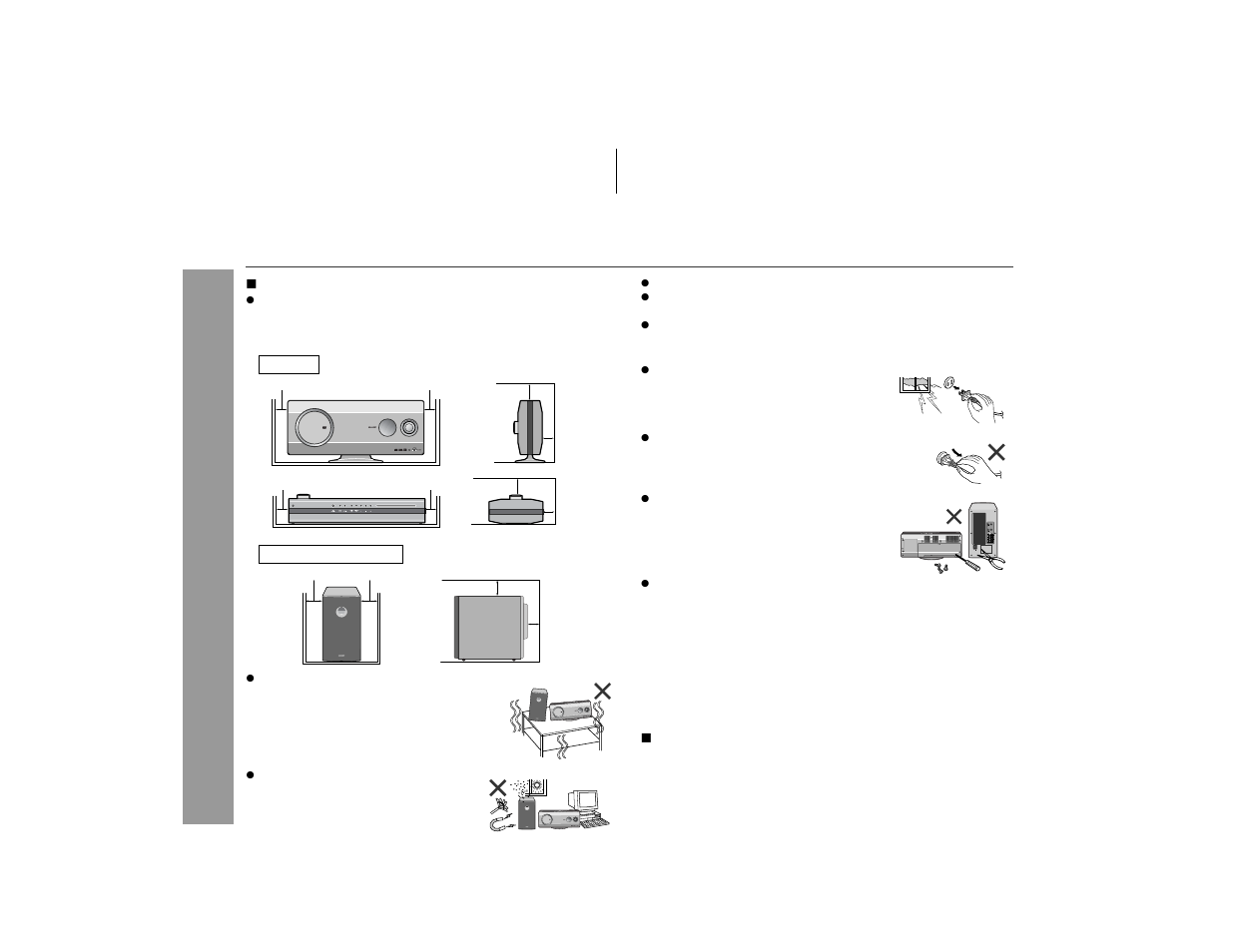 Precautions, Ge neral info rmation | Sharp HT-X1 User Manual | Page 8 / 68