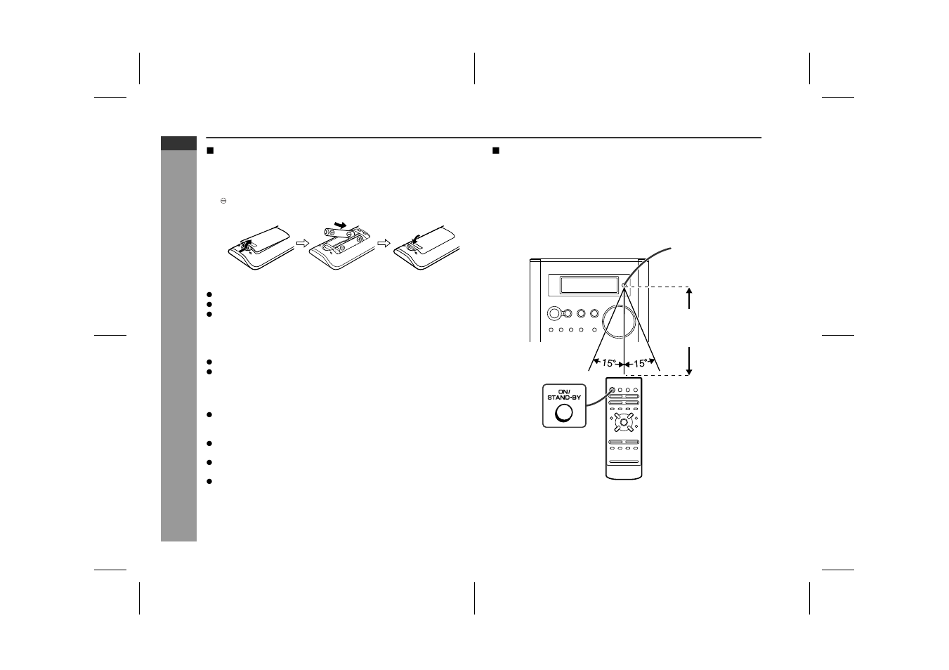 Remote control | Sharp XL-35H User Manual | Page 14 / 33