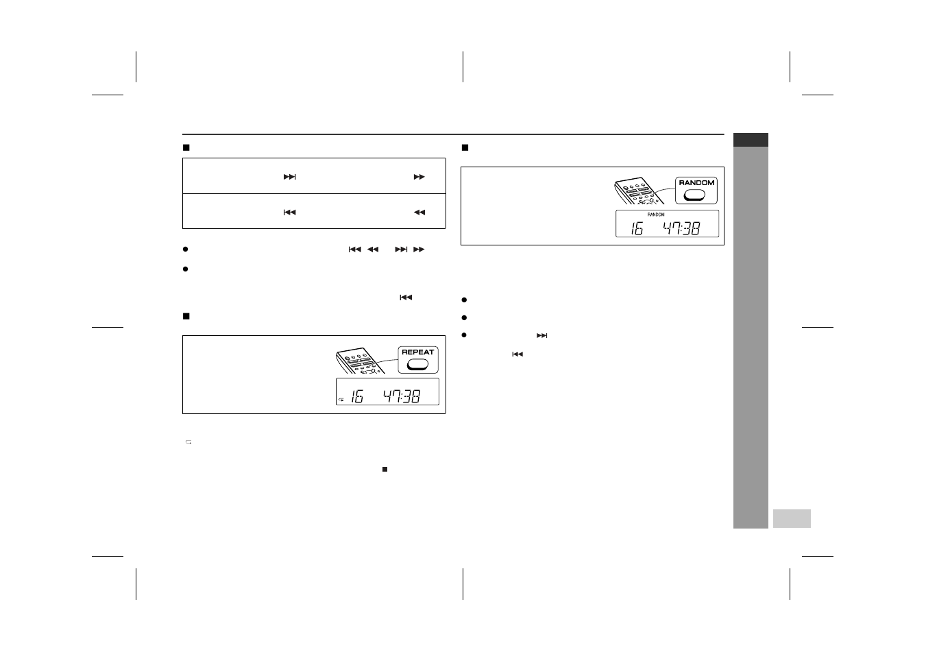 Cd pla ybac k | Sharp XL-35H User Manual | Page 19 / 33