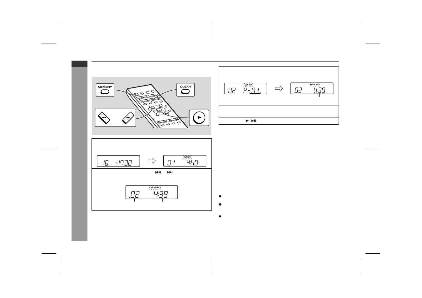 Programmed play, Cd p lay b a ck | Sharp XL-35H User Manual | Page 20 / 33