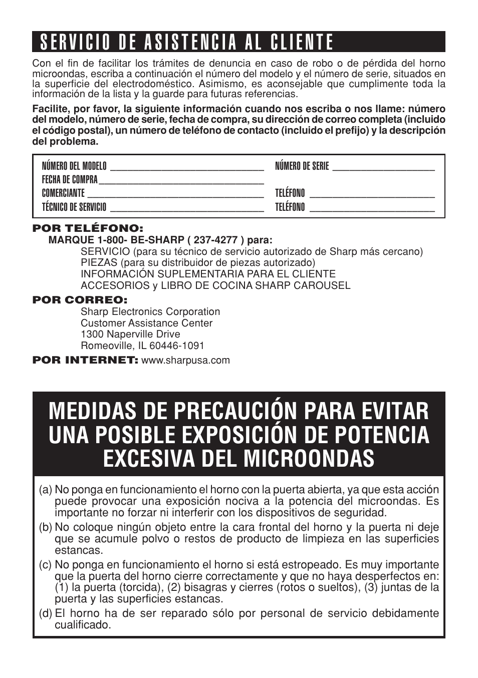 Sharp R-216L User Manual | Page 24 / 44