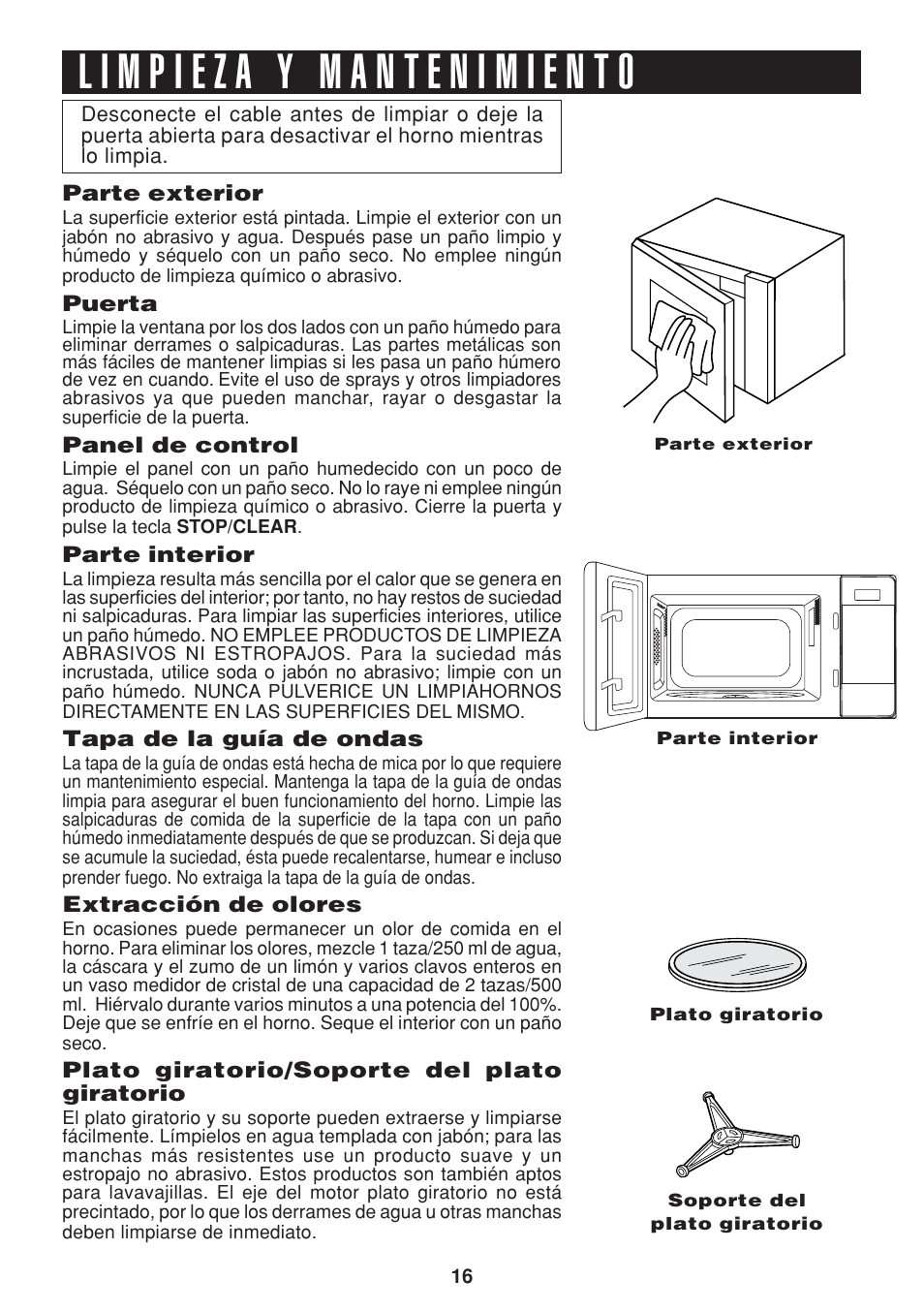 Sharp R-216L User Manual | Page 40 / 44