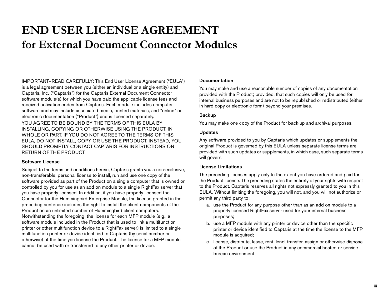 Sharp Version 2.5 User Manual | Page 3 / 36