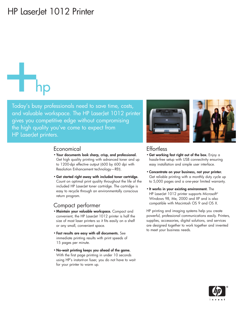 Sharp LaserJet 1012 User Manual | 4 pages