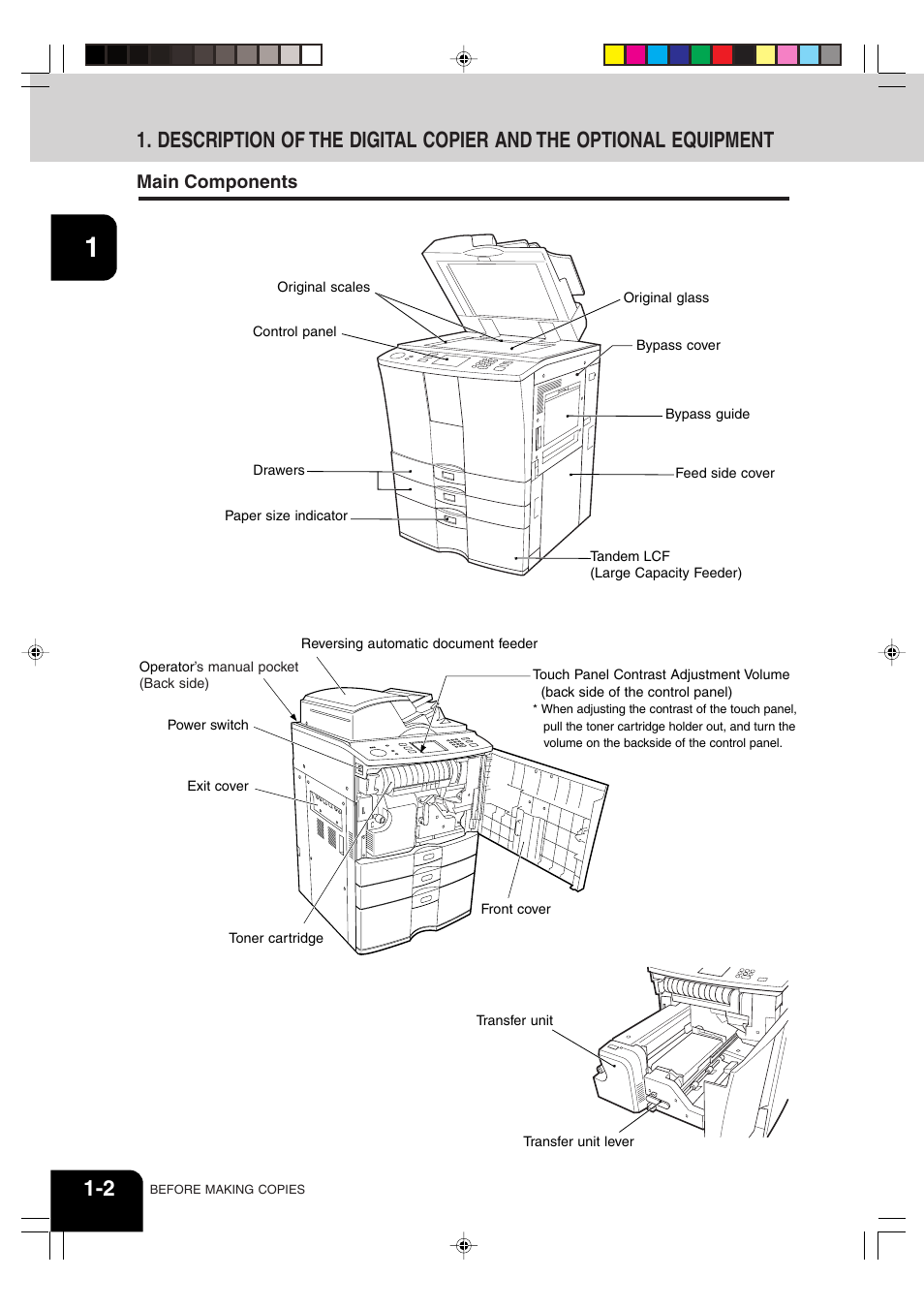 Sharp AR-810 User Manual | Page 16 / 178