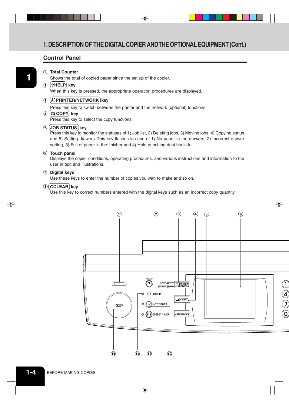 Sharp AR-810 User Manual | Page 18 / 178