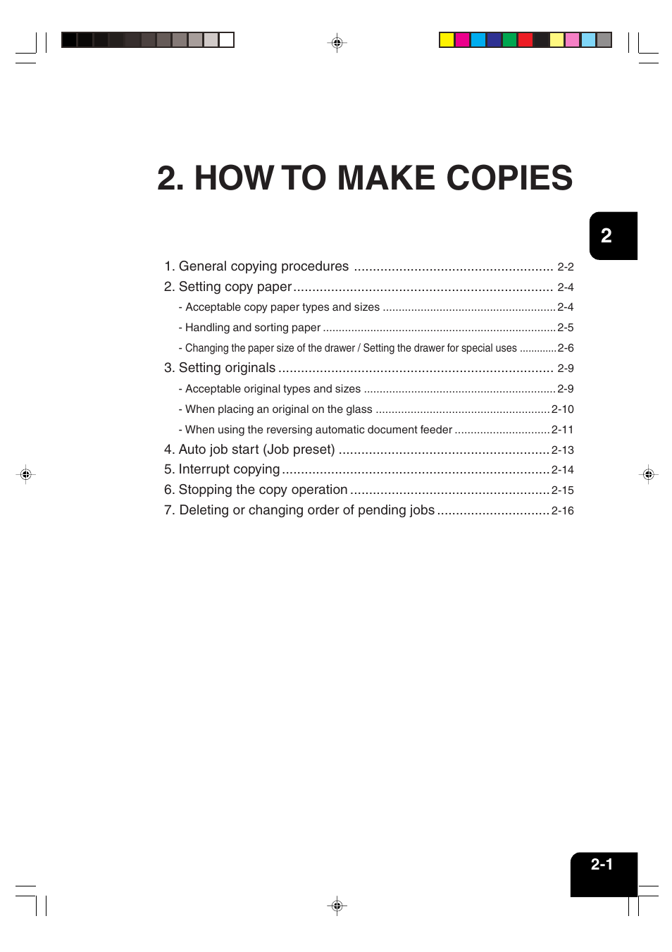 How to make copies | Sharp AR-810 User Manual | Page 25 / 178