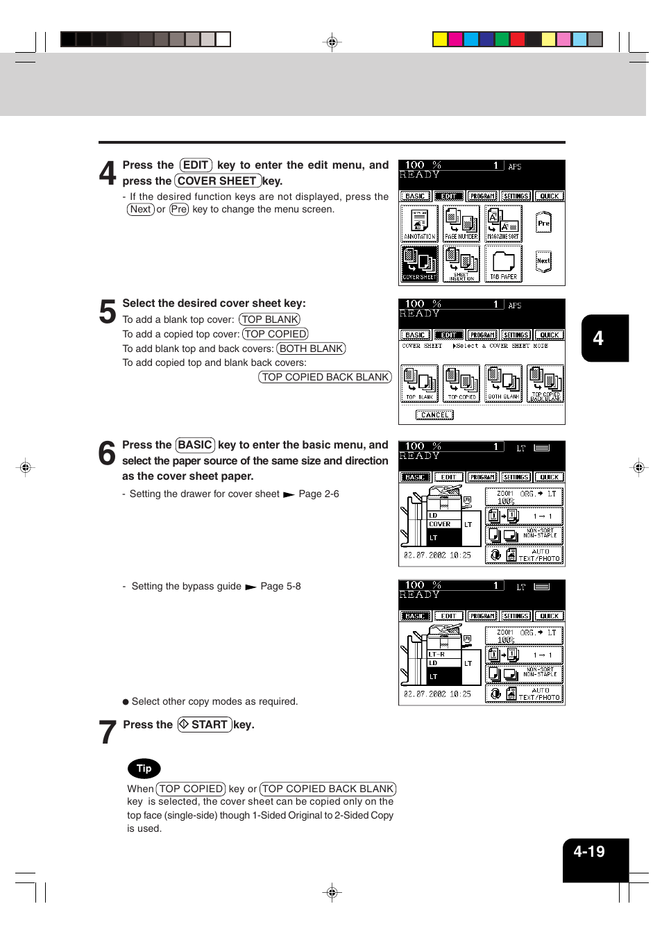 Sharp AR-810 User Manual | Page 75 / 178