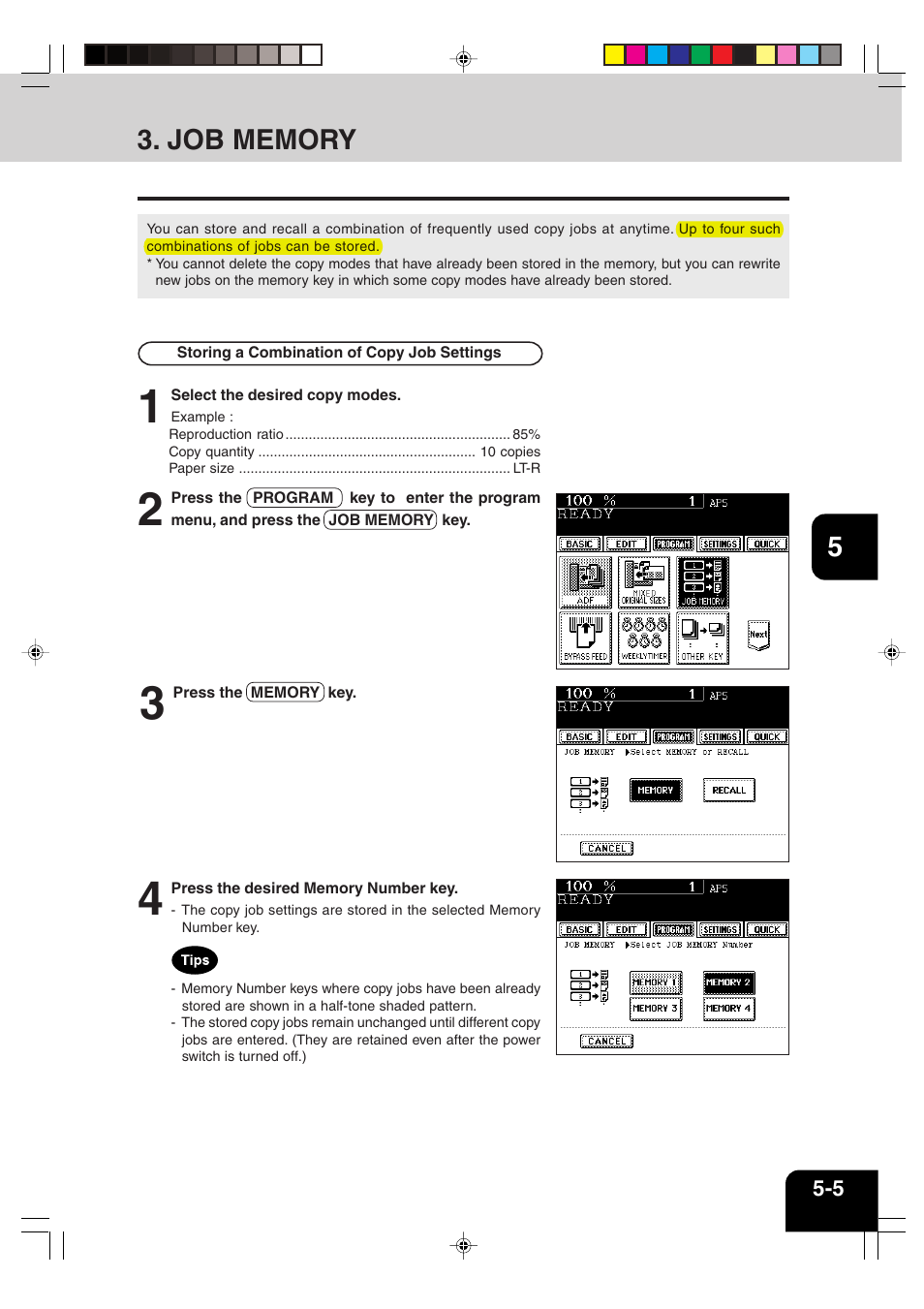 Sharp AR-810 User Manual | Page 95 / 178