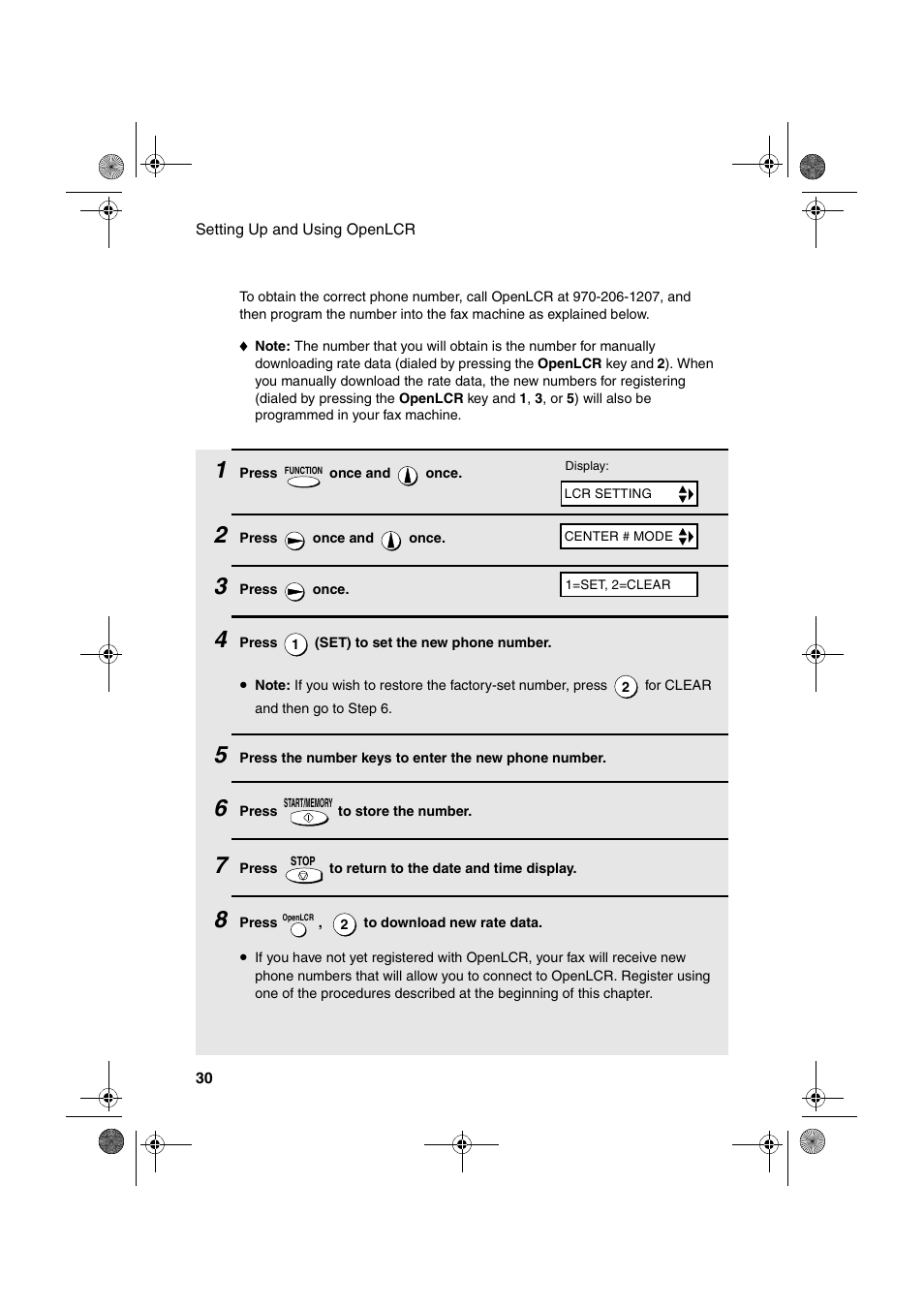 Sharp UX-P100 User Manual | Page 32 / 88