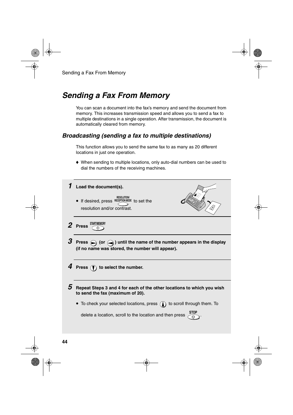 Sharp UX-P100 User Manual | Page 46 / 88