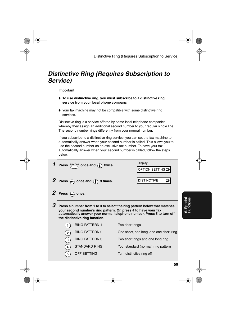 Sharp UX-P100 User Manual | Page 61 / 88