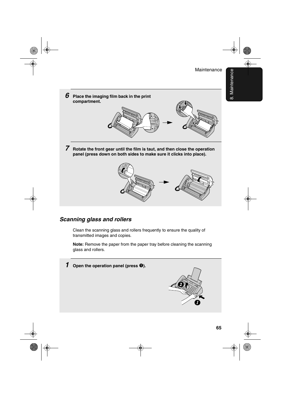 Sharp UX-P100 User Manual | Page 67 / 88