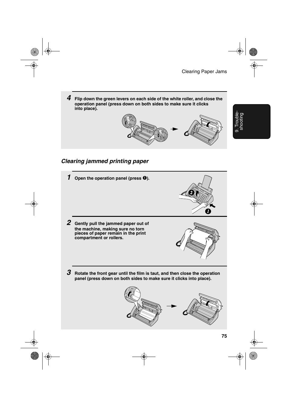 Sharp UX-P100 User Manual | Page 77 / 88