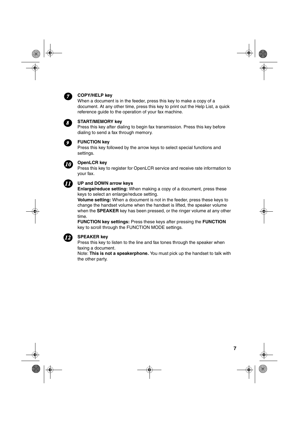 Sharp UX-P100 User Manual | Page 9 / 88