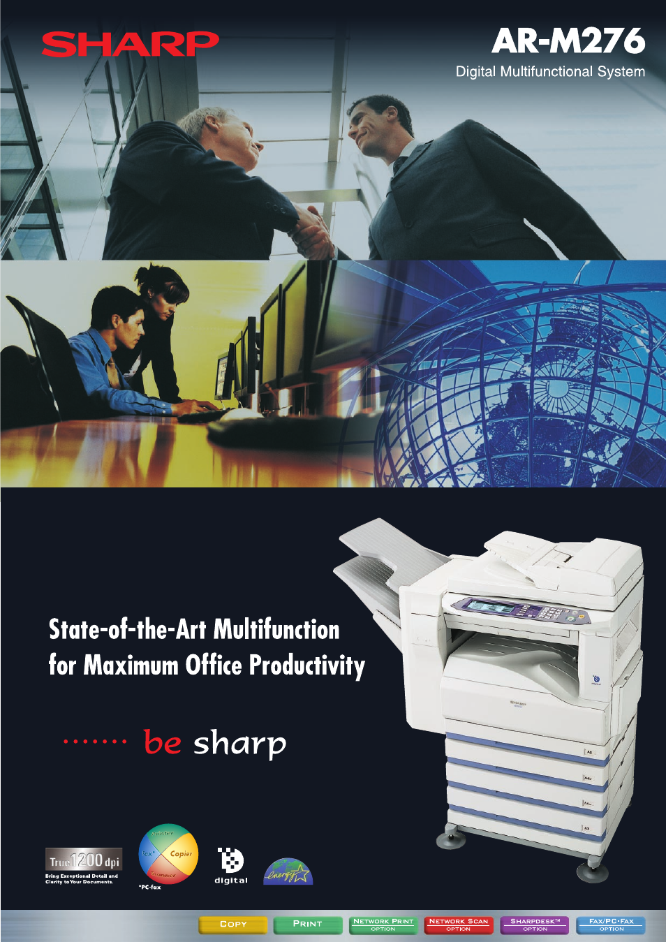Sharp AR-M276 User Manual | 8 pages