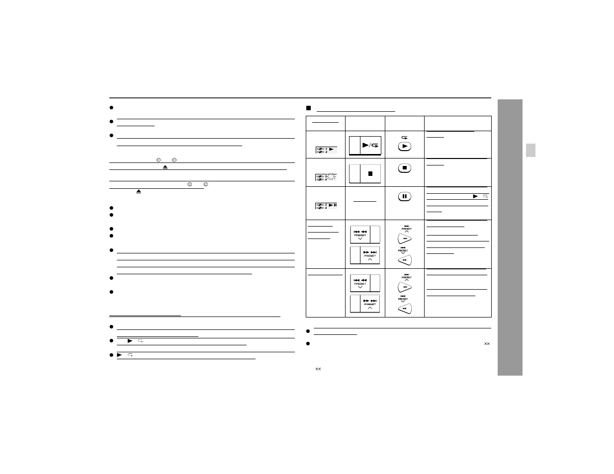 Cd playb ack | Sharp XL-HP505 User Manual | Page 17 / 36