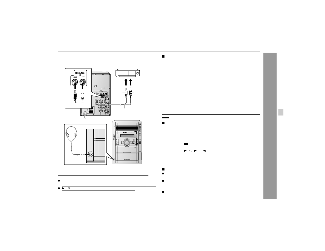 Enhancing your system, Adv anced f eatures | Sharp XL-HP505 User Manual | Page 31 / 36