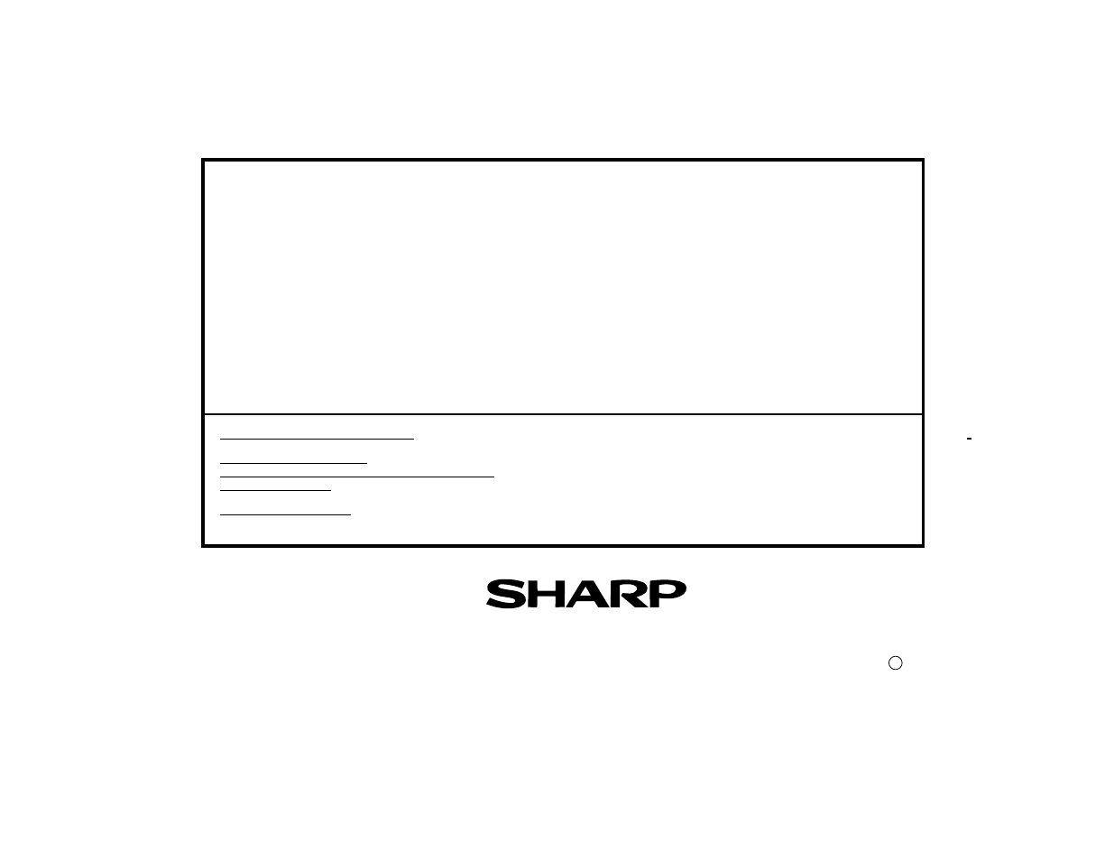 Consumer limited warranty | Sharp XL-HP505 User Manual | Page 36 / 36