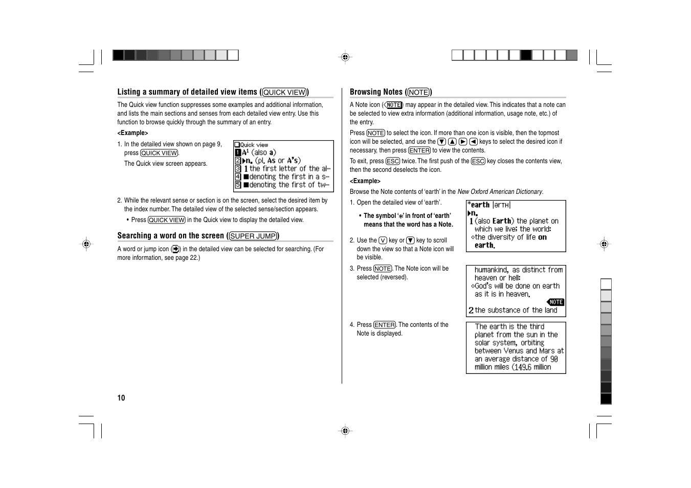 Sharp Electronic Dictionary PW-E550 User Manual | Page 12 / 56