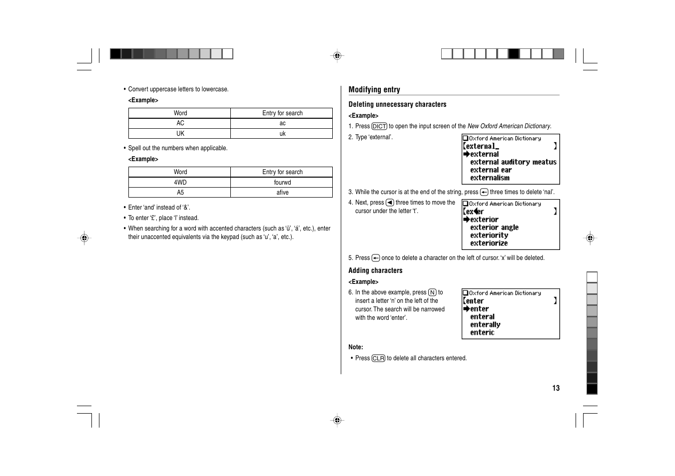 Sharp Electronic Dictionary PW-E550 User Manual | Page 15 / 56