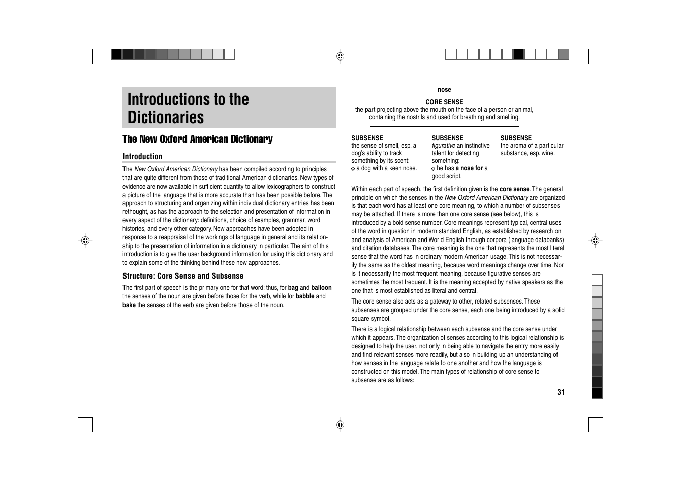 Introductions to the dictionaries, The new oxford american dictionary | Sharp Electronic Dictionary PW-E550 User Manual | Page 33 / 56