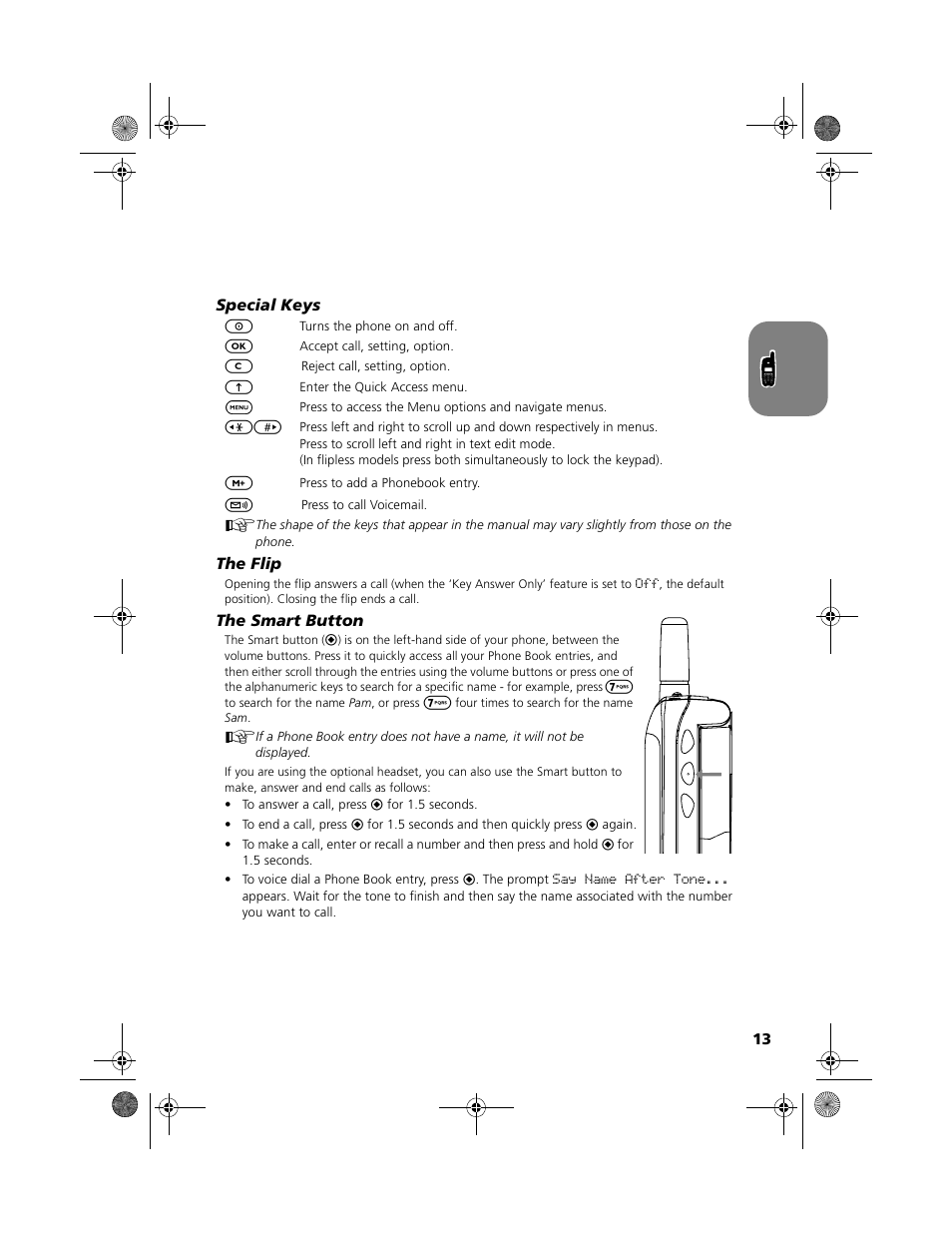 About your phone, battery and sim card | Motorola V51 User Manual | Page 19 / 102