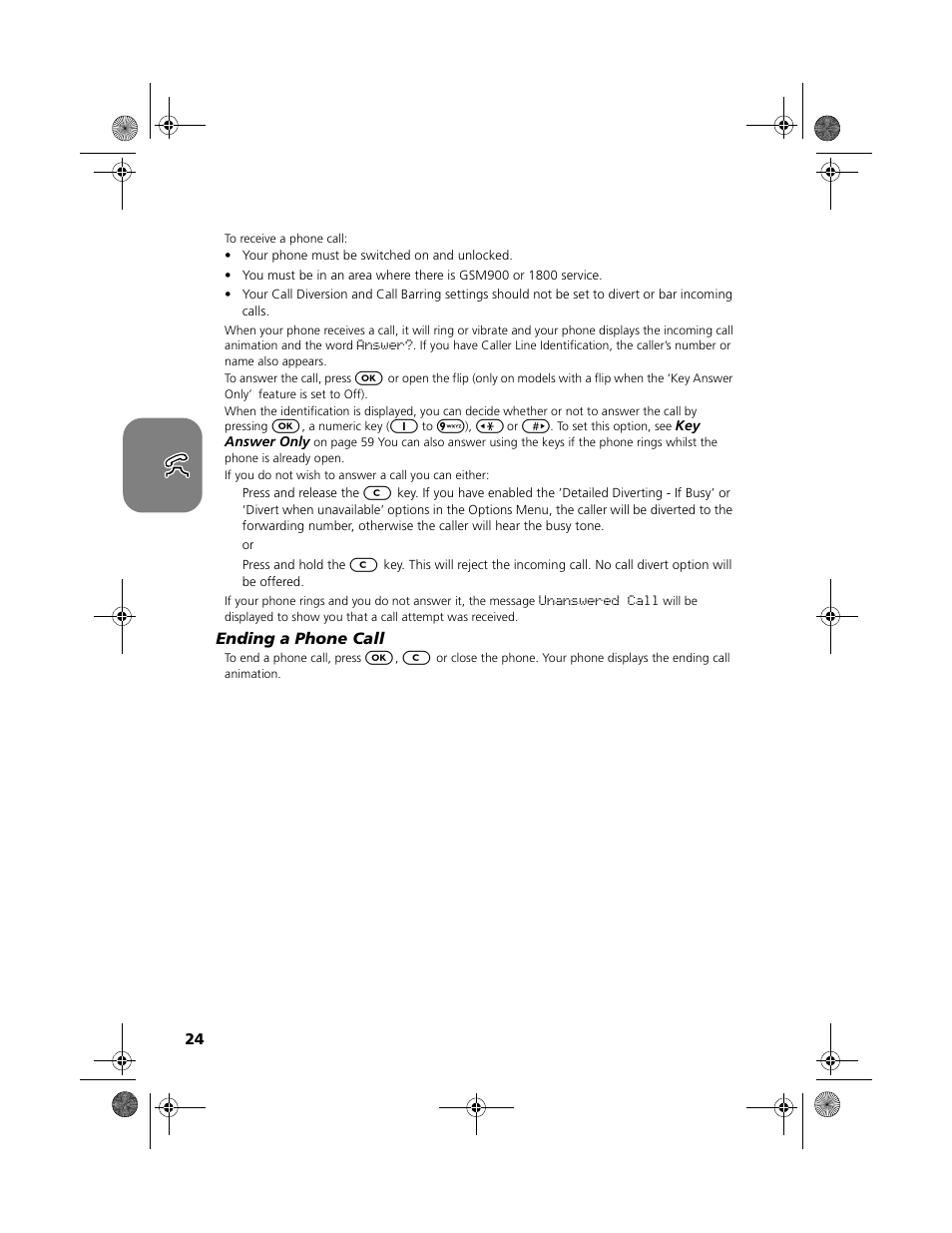Receiving a phone call | Motorola V51 User Manual | Page 30 / 102