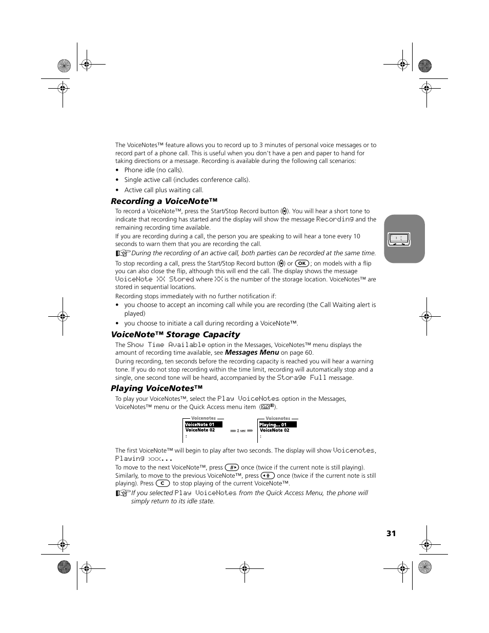 Using voice features | Motorola V51 User Manual | Page 37 / 102