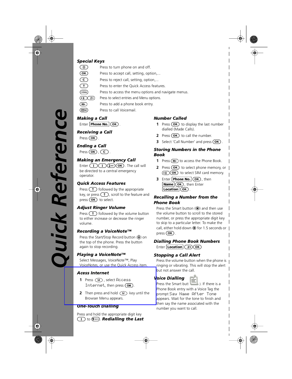 Quick reference | Motorola V51 User Manual | Page 4 / 102