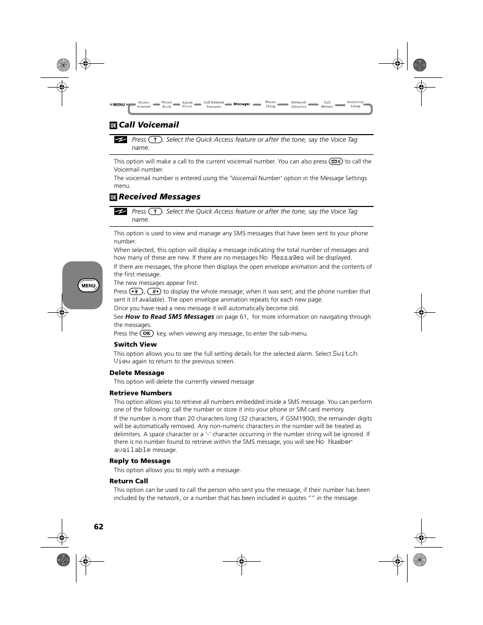 Motorola V51 User Manual | Page 68 / 102