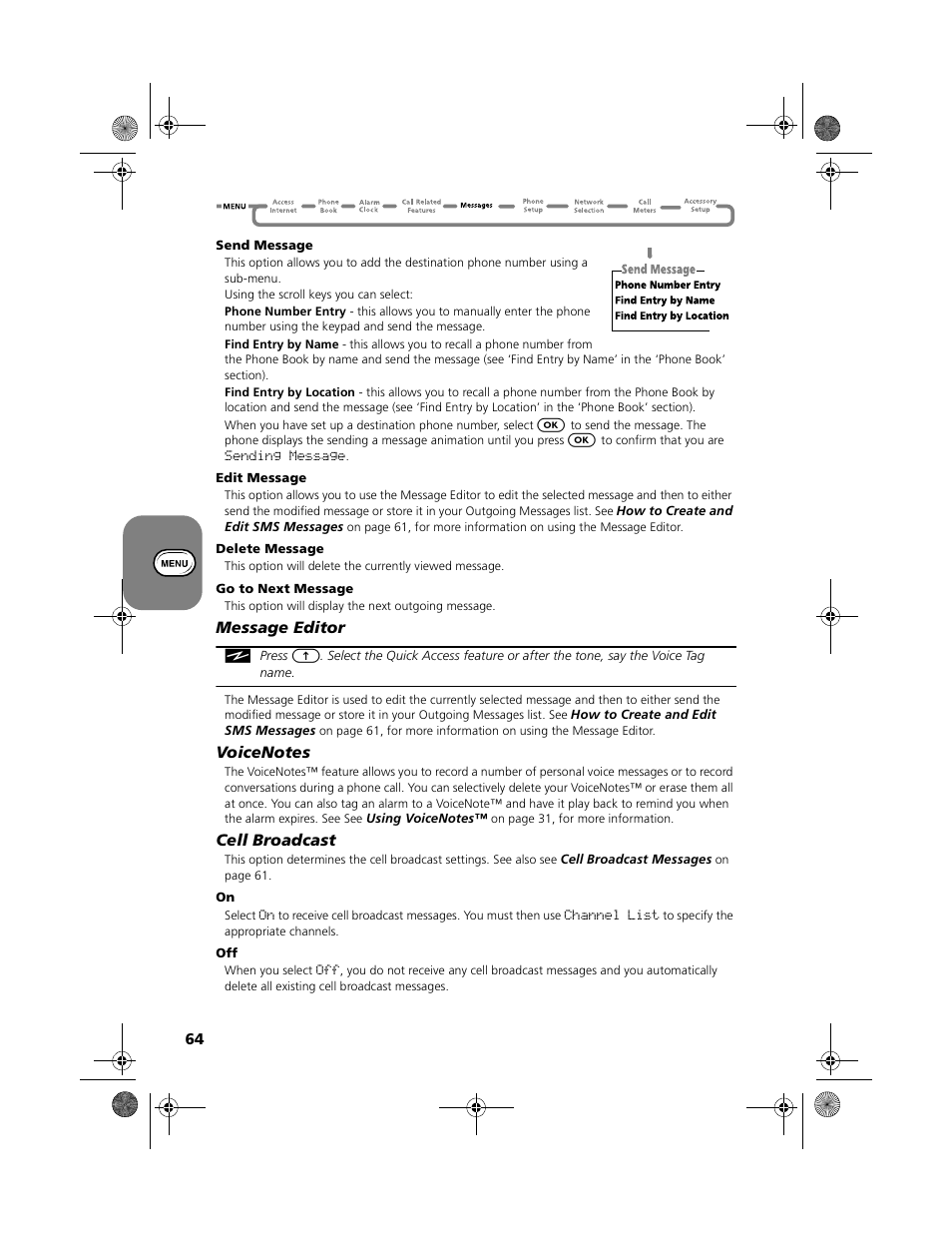 Motorola V51 User Manual | Page 70 / 102