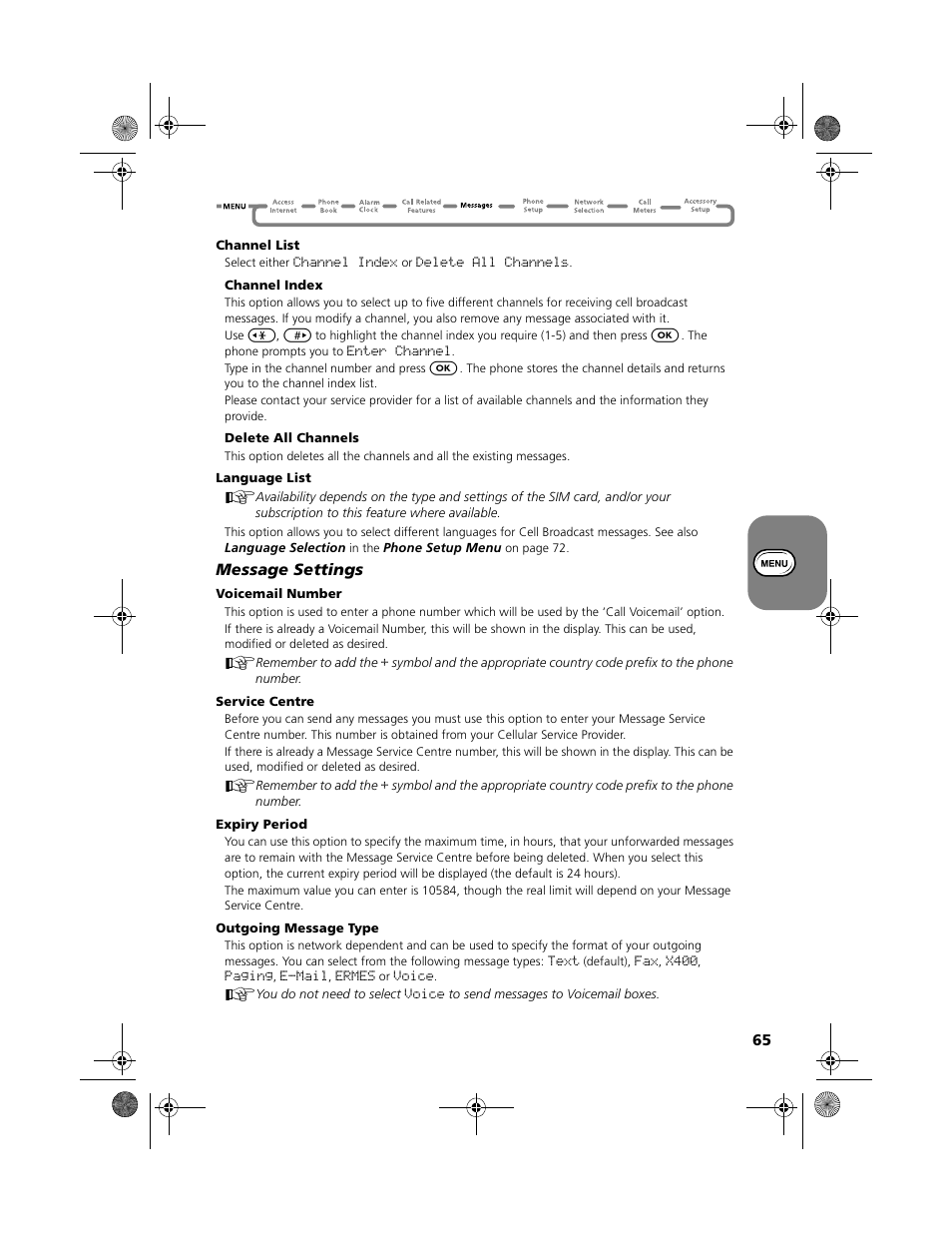 Motorola V51 User Manual | Page 71 / 102